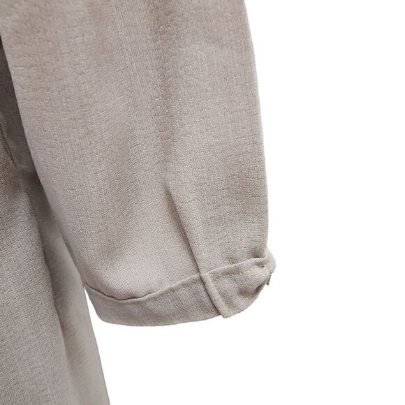 Homemade Amish Mennonite Apron Dress Girl 14 Modest Beige 36 Bust 28 Waist - Picture 3 of 12